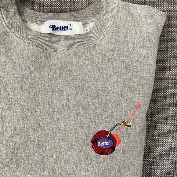 Better Gift Shop Popped Cherry Logo Crewneck - Picture 2 of 11